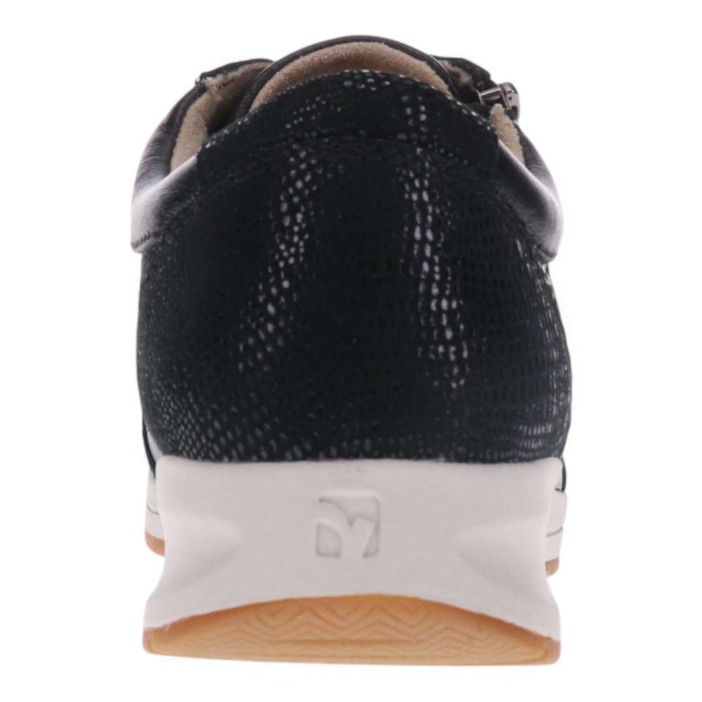 Boston Zip Casual Sneaker - Black Perf