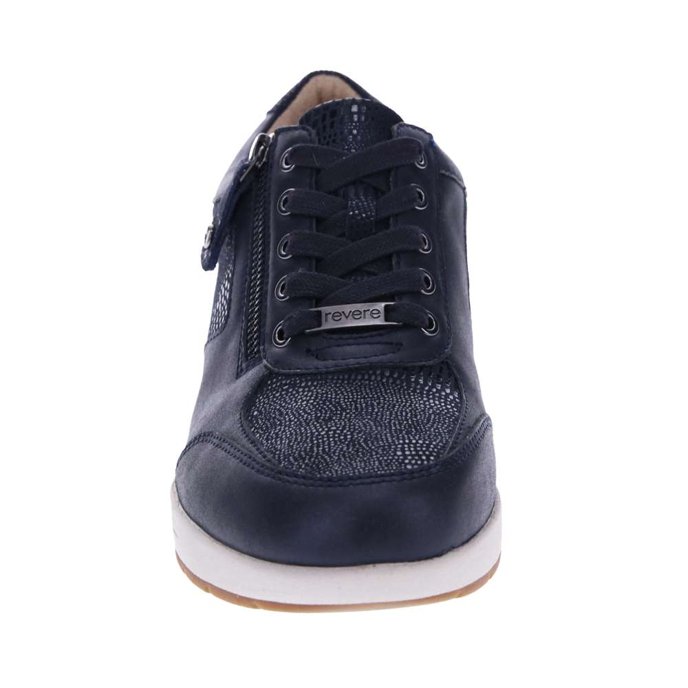 Boston Zip Casual Sneaker - Sapphire/Navy Lizard