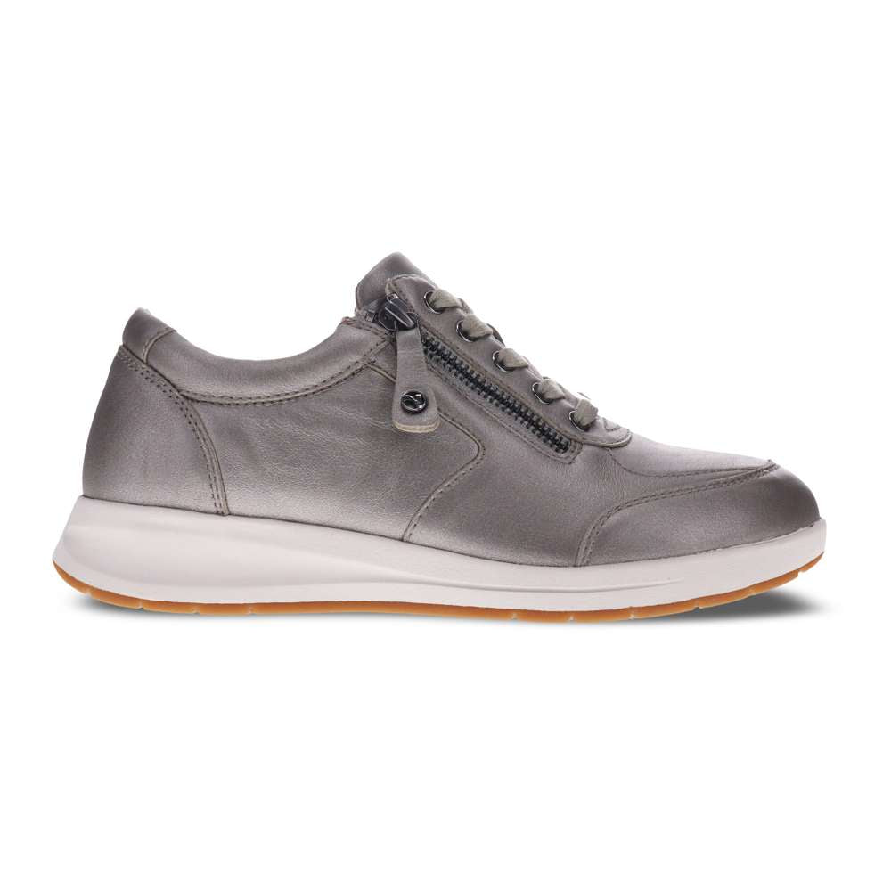 Boston Zip Casual Sneaker - Slate