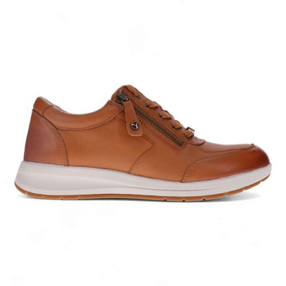 Boston Zip Casual Sneaker - Tan