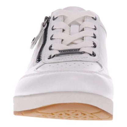 Boston Zip Casual Sneaker - White Perf