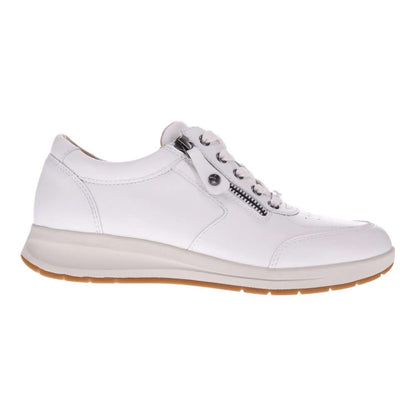 Boston Zip Casual Sneaker - White Perf