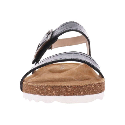 Brag Sandal - Black Croc