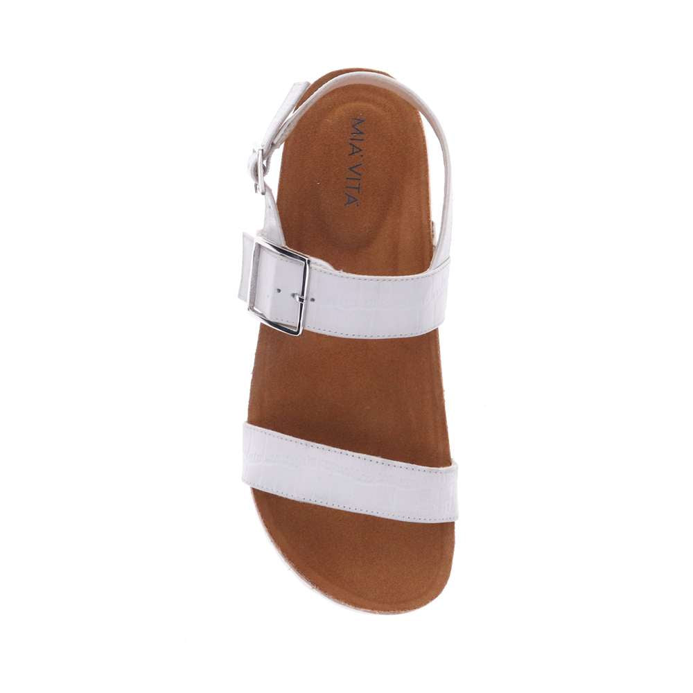 Brag Sandal - White Croc