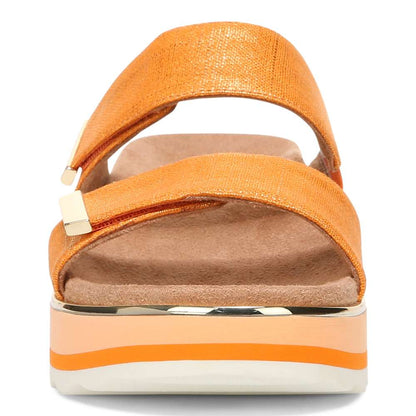 Brandie Flatform Slide - Marmalade Metallic