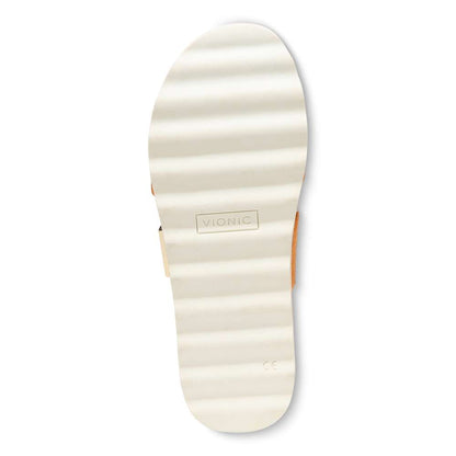 Brandie Flatform Slide - Marmalade Metallic