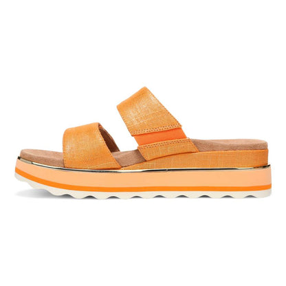 Brandie Flatform Slide - Marmalade Metallic