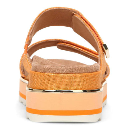 Brandie Flatform Slide - Marmalade Metallic