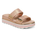 Brandie Flatform Slide - Roze Metallic