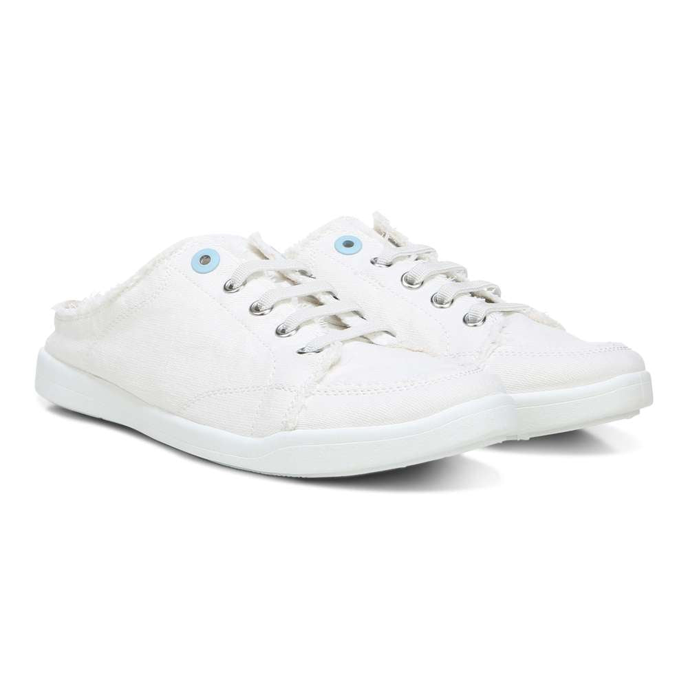 Breeze Mule Sneaker - White Canvas