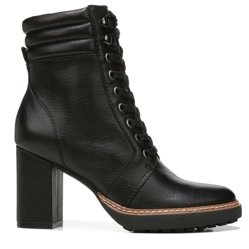 Callie Bootie - Black Leather