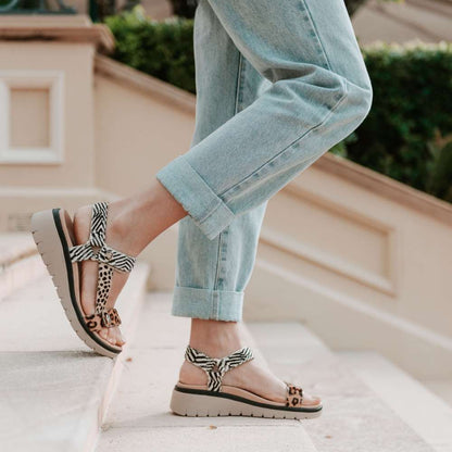 Candice Sandal - Leopard Multi