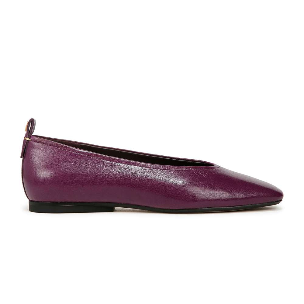 Carla Flat - Deep Plum Purple