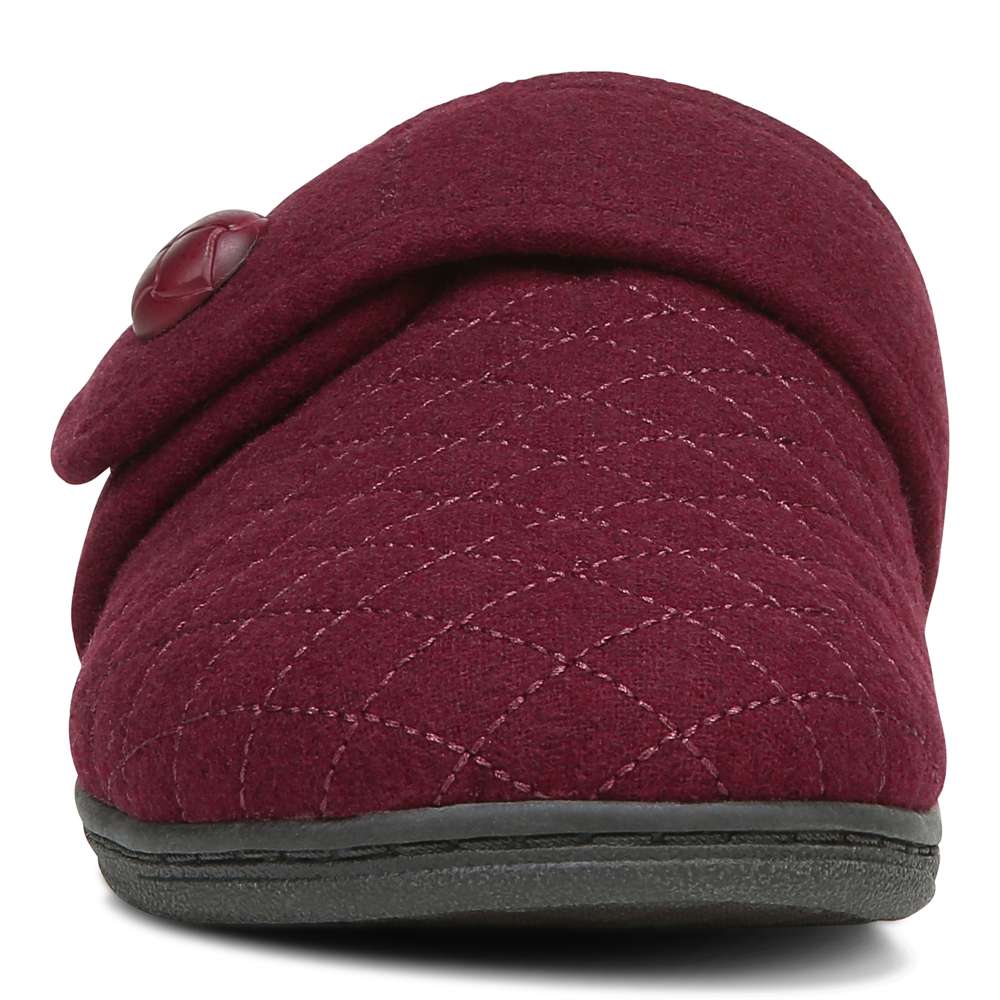 Carlin Mule Slipper - Wine