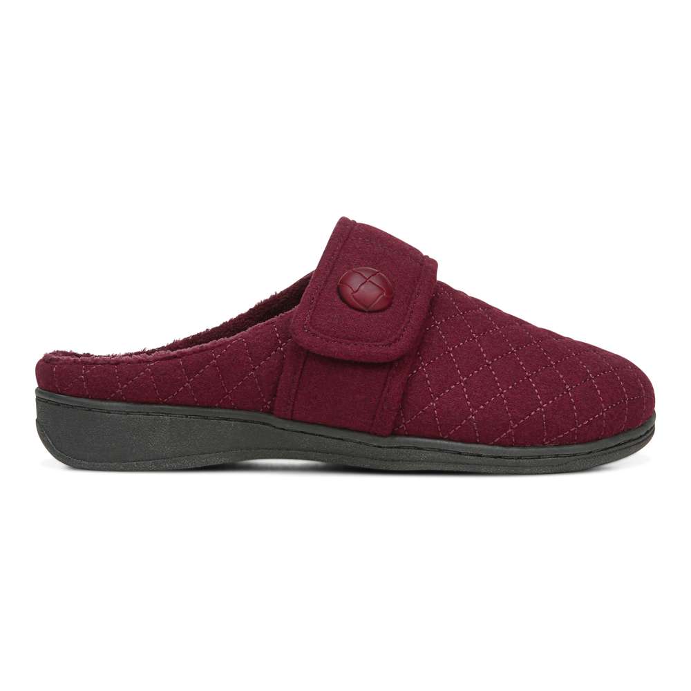 Carlin Mule Slipper - Wine