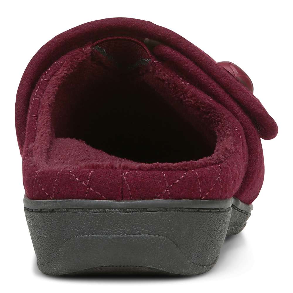 Carlin Mule Slipper - Wine