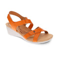 Casablanca Wedge - Rustic Orange