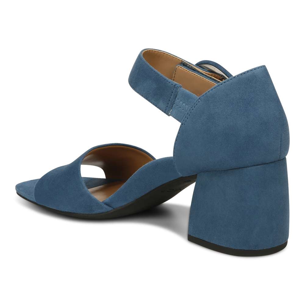 Chardonnay Heeled Sandal - Dark Teal