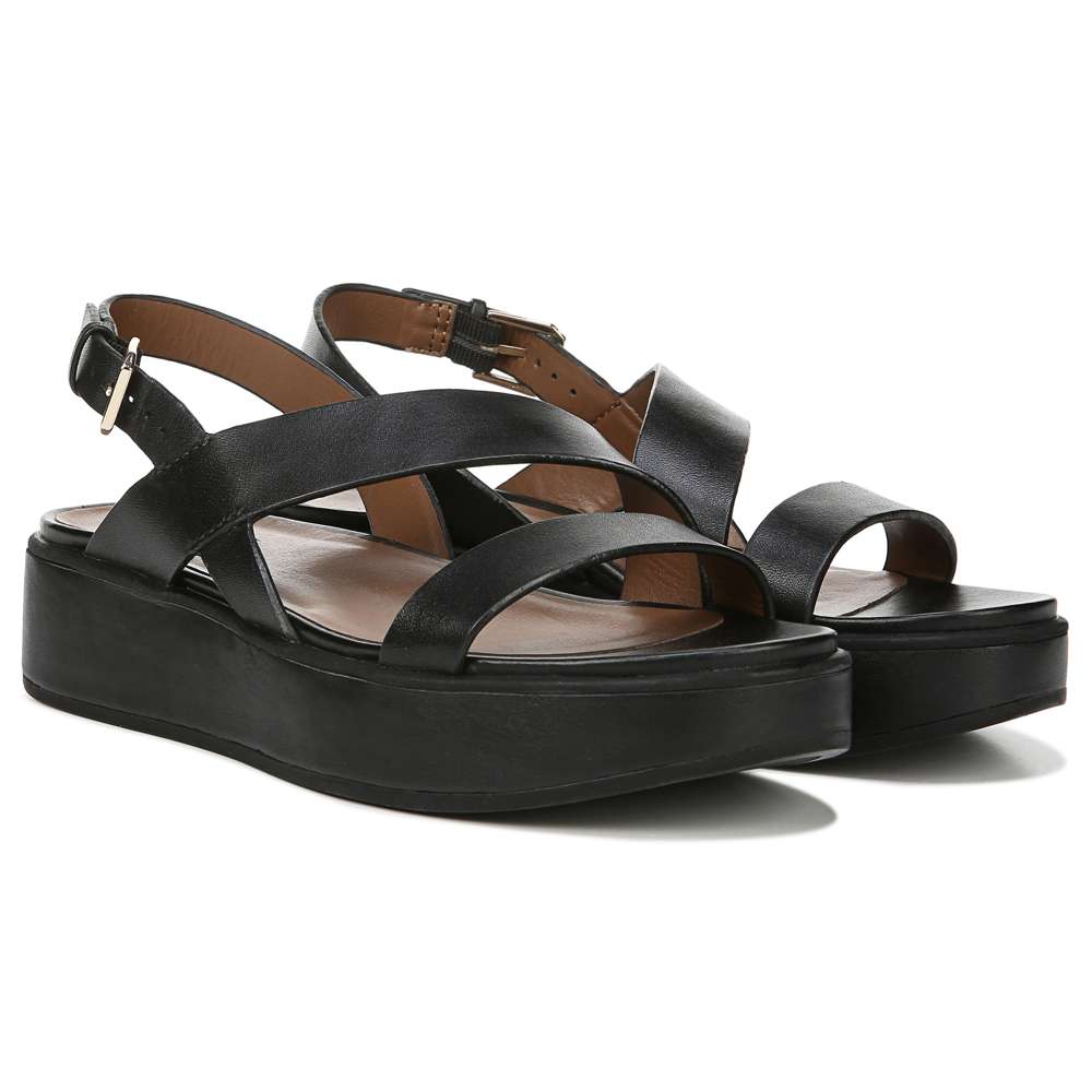 Charlize Platform Sandal - Black