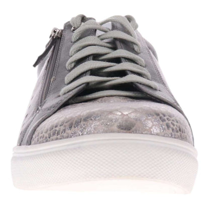 Cleo Zip Casual Sneaker - Pewter