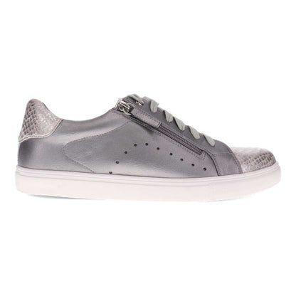 Cleo Zip Casual Sneaker - Pewter