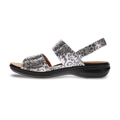 Como Adjustable Slingback Sandal - Silver Safari
