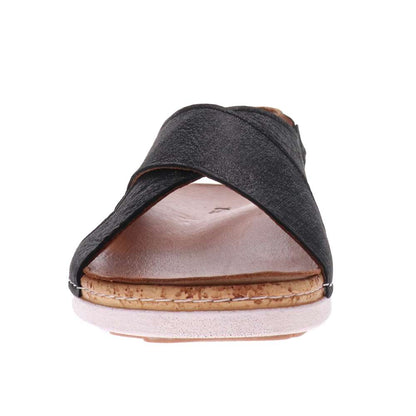 Cottesloe Slingback Sandal - Black Linen