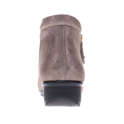 Damascus Wedged Boot - Champagne Angle