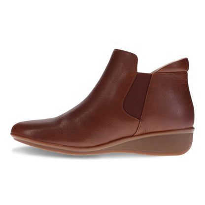 Damascus Wedged Boot - Mocha