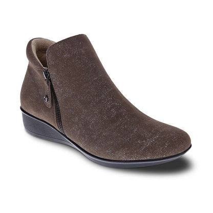 Damascus Wedged Boot - Rusty Metallic