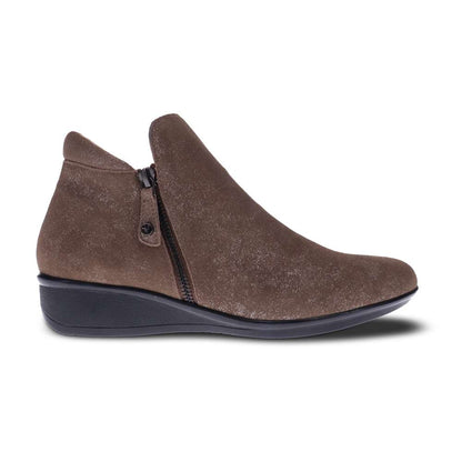 Damascus Wedged Boot - Rusty Metallic
