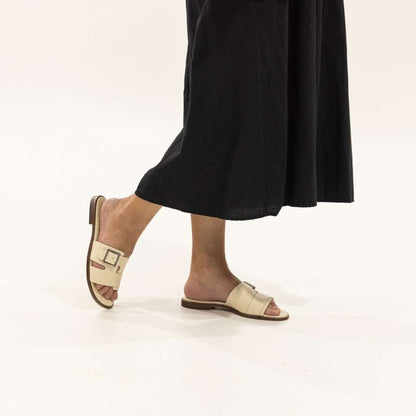 Faryn Slide - Pale Ivory