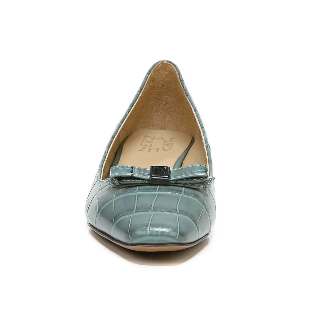 Flavia Block Heel - Dragonfly Croc