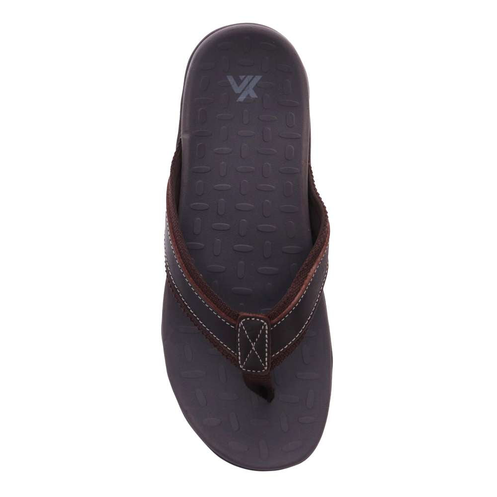 Focus Men's Active Toe Post Sandal - Brown