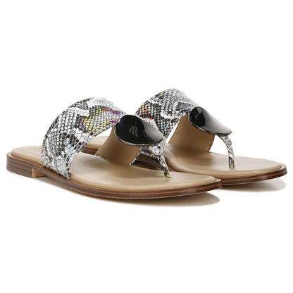 Frankie Toe Post Sandal - Snake Multi