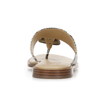 Frankie Toe Post Sandal - Snake Multi