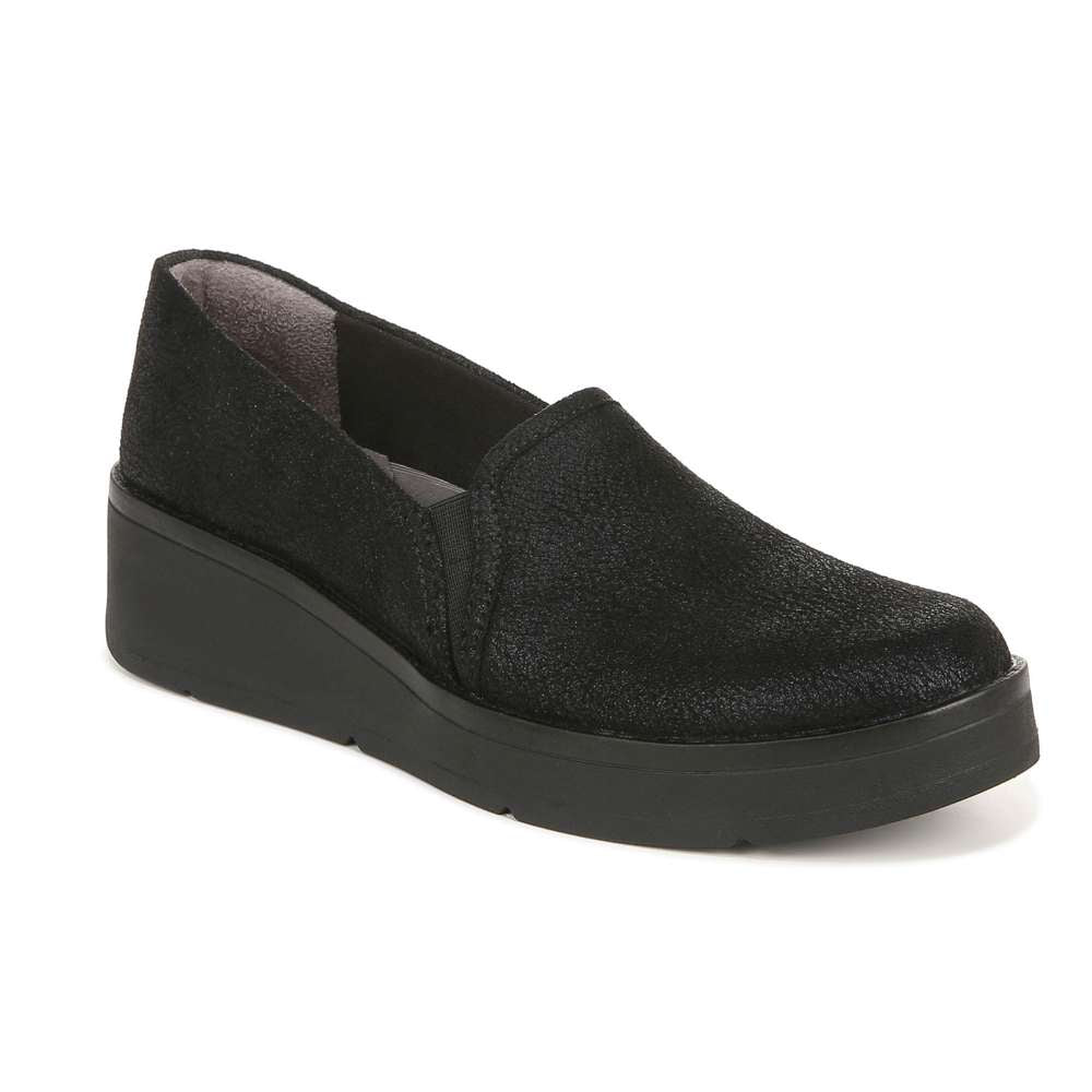 Free Spirit Platform Slip-On - Black Crackle