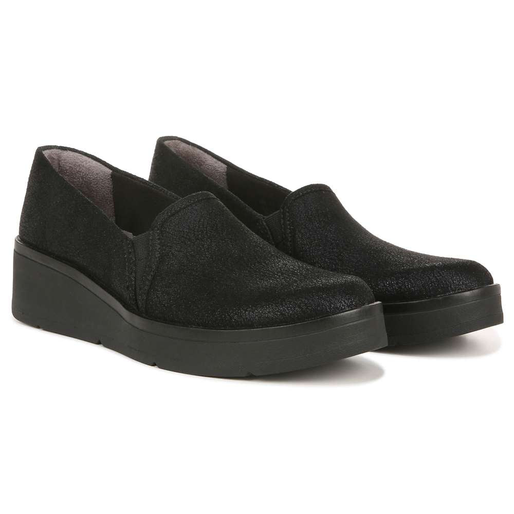 Free Spirit Platform Slip-On - Black Crackle