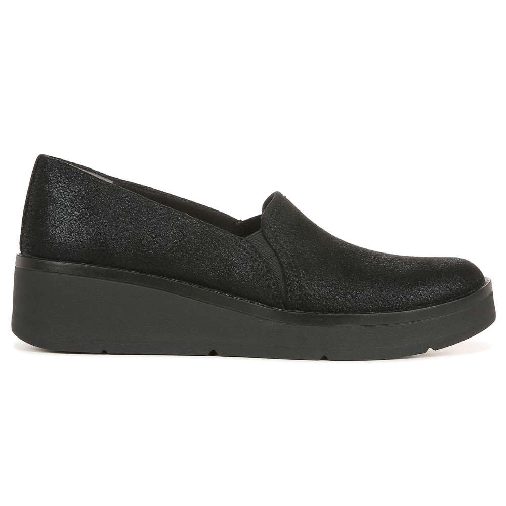 Free Spirit Platform Slip-On - Black Crackle