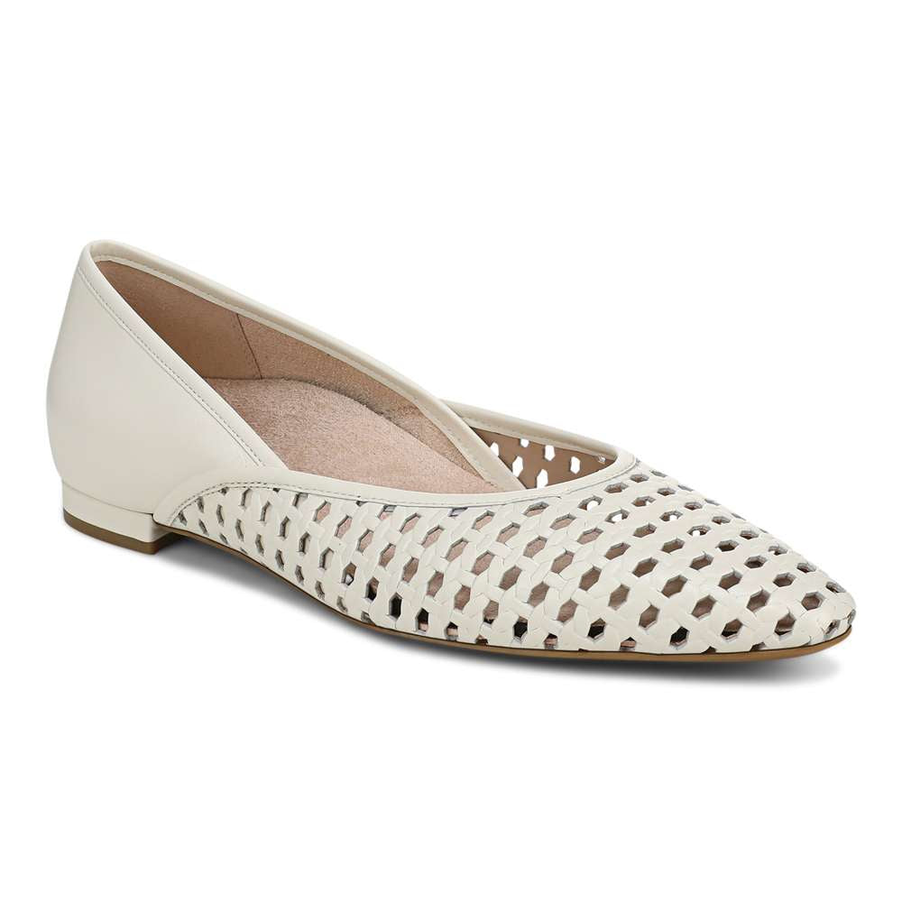 Gracia Woven Flat - Ivory