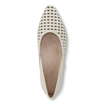 Gracia Woven Flat - Ivory