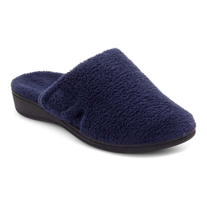 Gemma Mule Slipper - Navy