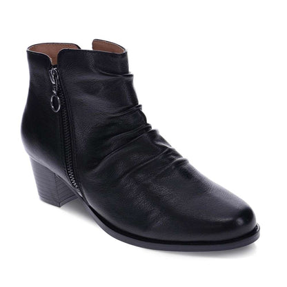 Haley Heeled Boot - Black