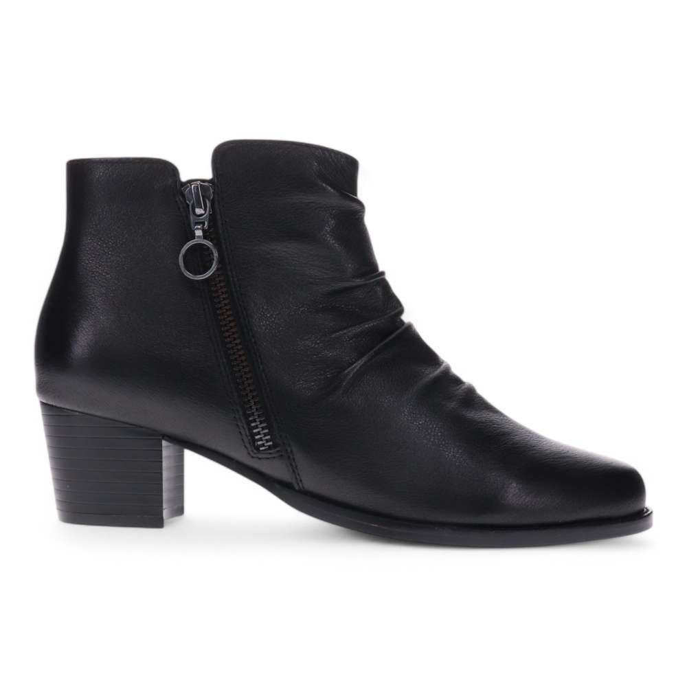 Haley Heeled Boot - Black