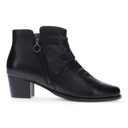 Haley Heeled Boot - Black