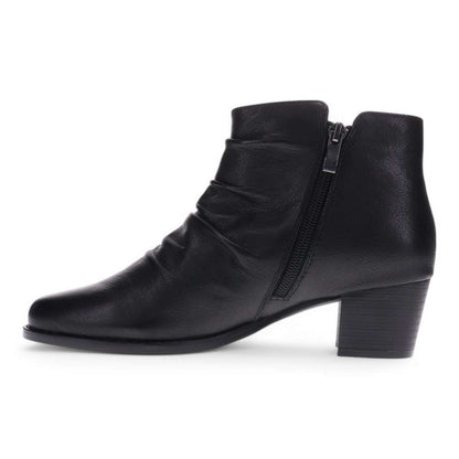 Haley Heeled Boot - Black