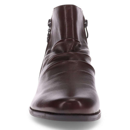 Haley Heeled Boot - Chocolate