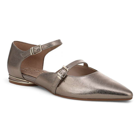 Harmony Mary-Jane Flat - Pewter