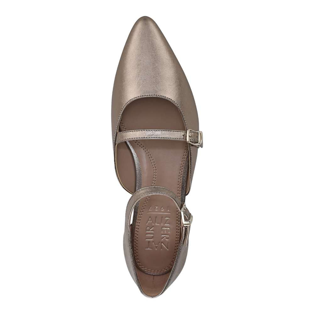 Harmony Mary-Jane Flat - Pewter