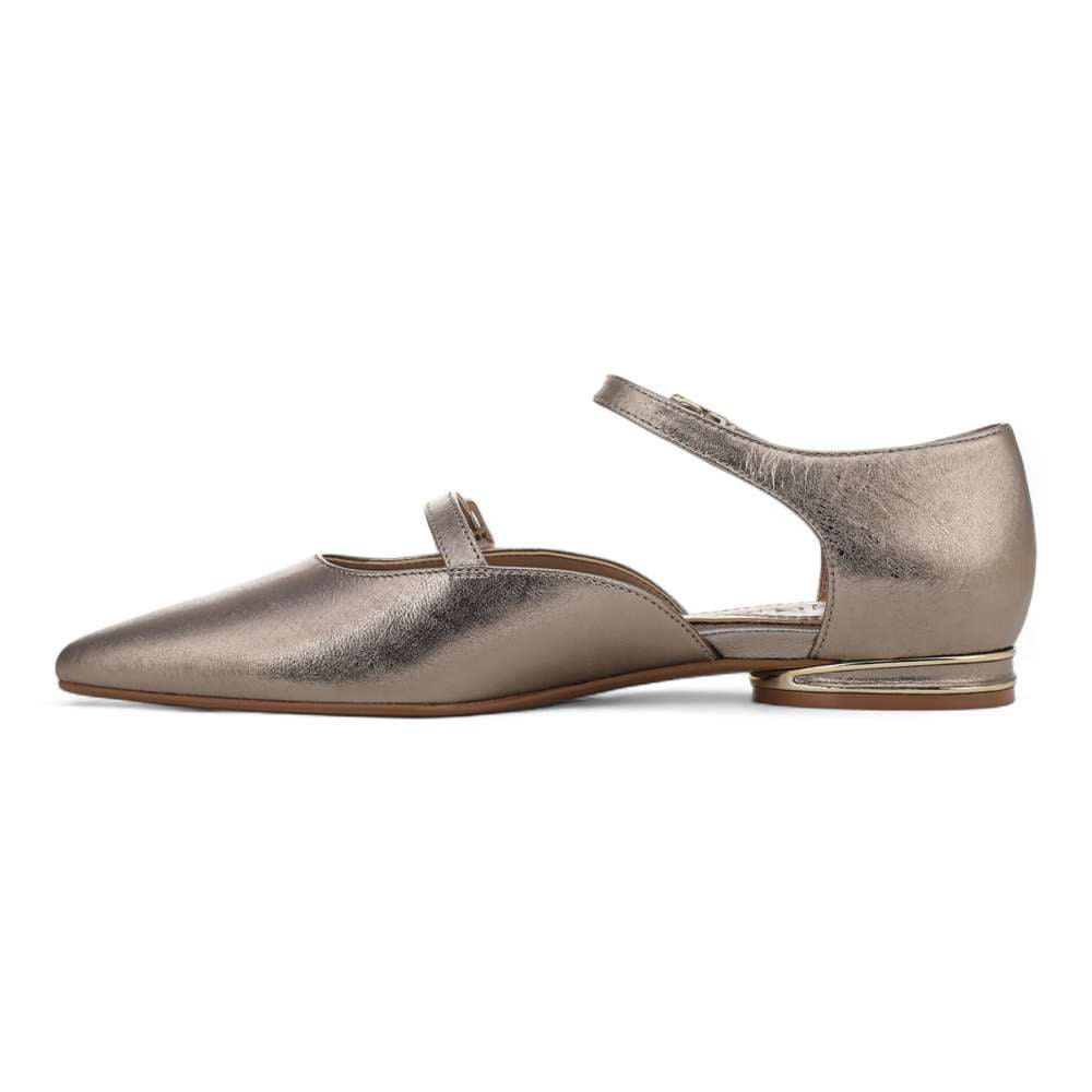 Harmony Mary-Jane Flat - Pewter